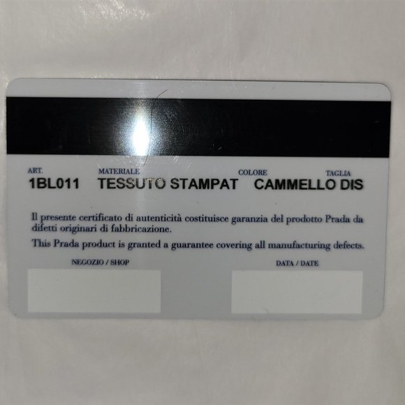 NIB! ❤️Prada Unisex Rare Black/Plaid Nylon Fanny Pack - Picture 6 of 7